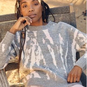 NEW Rails Virgo Grey Tie Dye Sweater